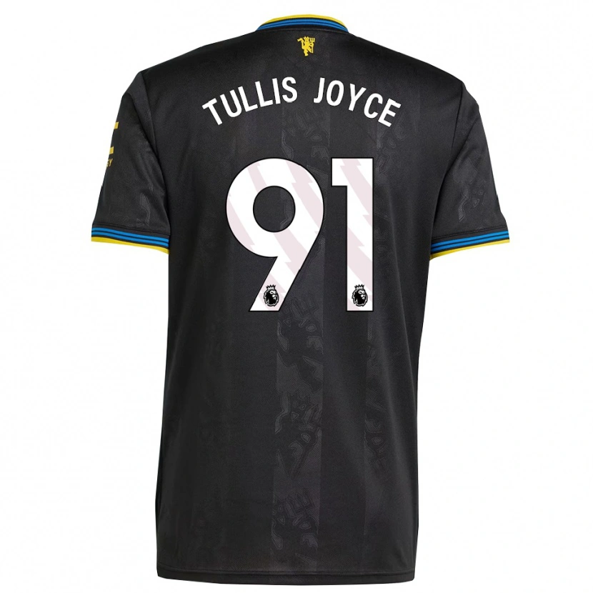 Danxen Kinderen Phallon Tullis-Joyce #91 Zwart Geel Blauw Thuisshirt Derde Tenue 2025/26 T-Shirt