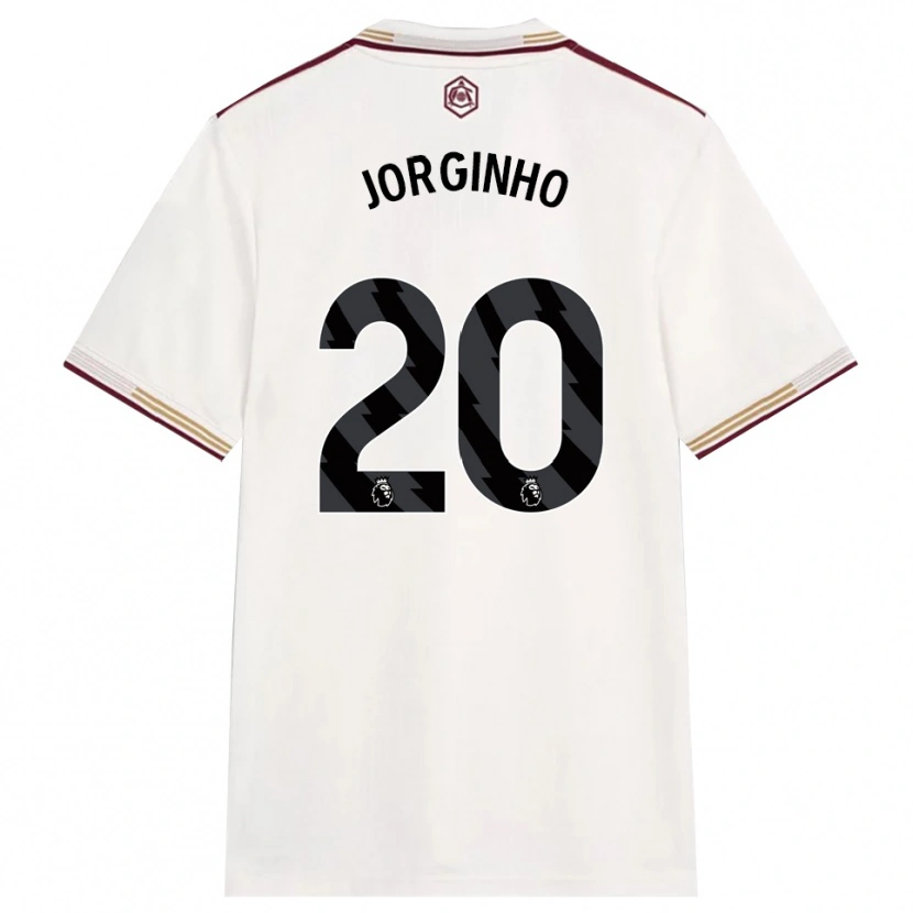 Danxen Kinderen Jorginho #20 Gebroken Wit Bourgondisch Thuisshirt Derde Tenue 2025/26 T-Shirt