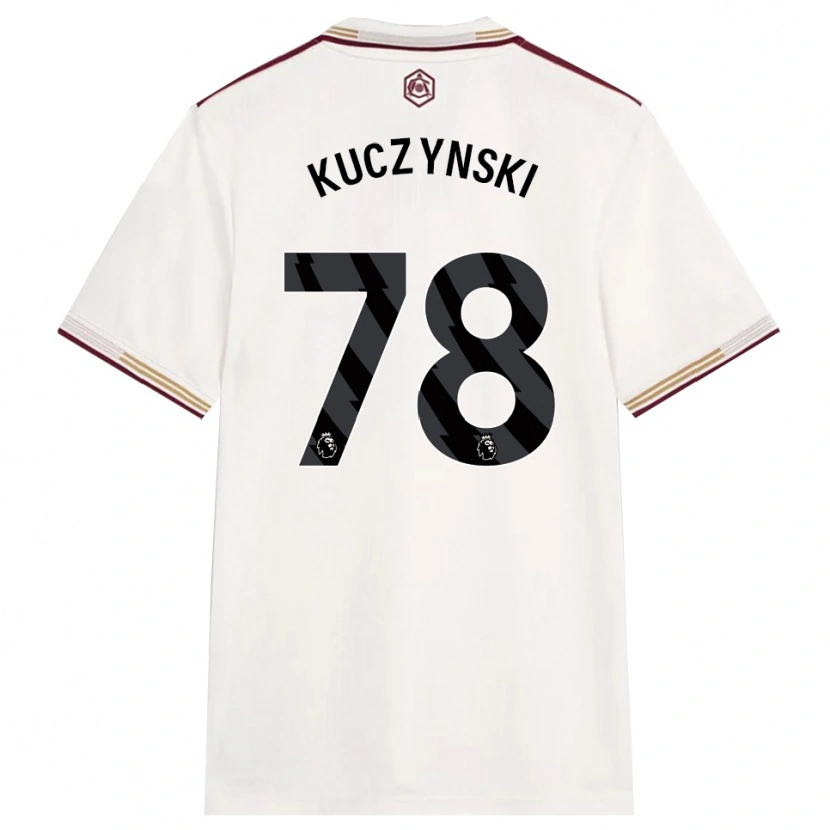 Danxen Kinderen Max Kuczynski #78 Gebroken Wit Bourgondisch Thuisshirt Derde Tenue 2025/26 T-Shirt