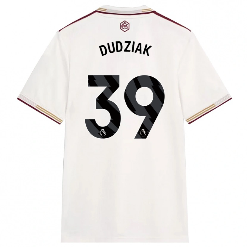 Danxen Kinderen Harrison Dudziak #39 Gebroken Wit Bourgondisch Thuisshirt Derde Tenue 2025/26 T-Shirt