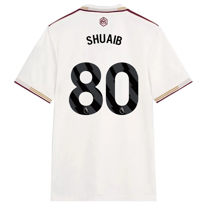 Danxen Kinderen Zac Shuaib #80 Gebroken Wit Bourgondisch Thuisshirt Derde Tenue 2025/26 T-Shirt