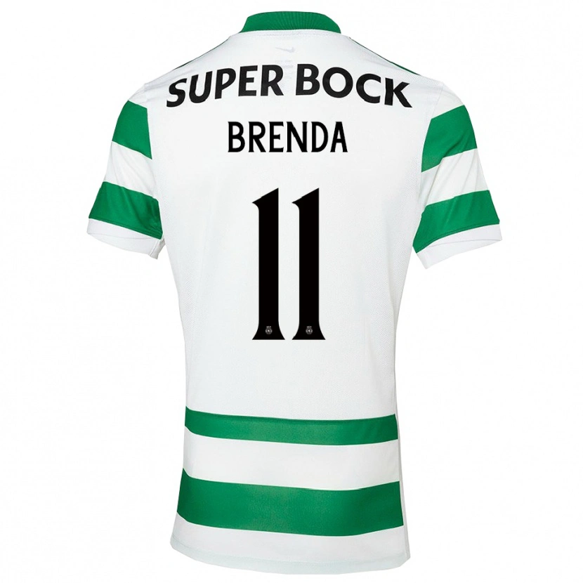 Danxen Heren Brenda Pérez Soler #11 Groen Wit Thuisshirt Thuistenue 2025/26 T-Shirt