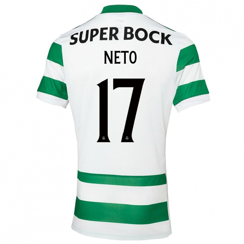Danxen Heren Cláudia Neto #17 Groen Wit Thuisshirt Thuistenue 2025/26 T-Shirt
