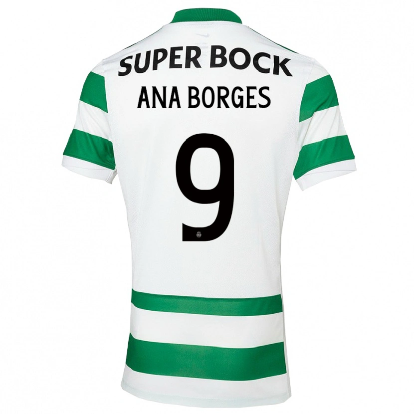 Danxen Heren Ana Catarina Marques Borges #9 Groen Wit Thuisshirt Thuistenue 2025/26 T-Shirt