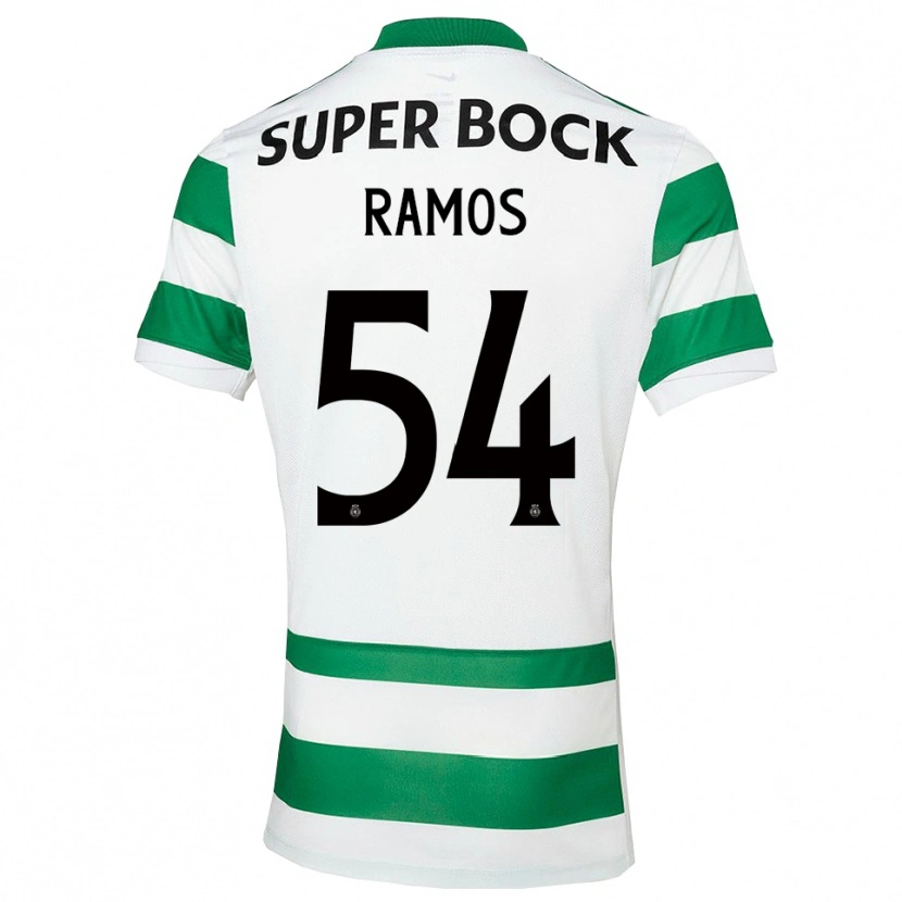 Danxen Heren Bruno Ramos #54 Groen Wit Thuisshirt Thuistenue 2025/26 T-Shirt