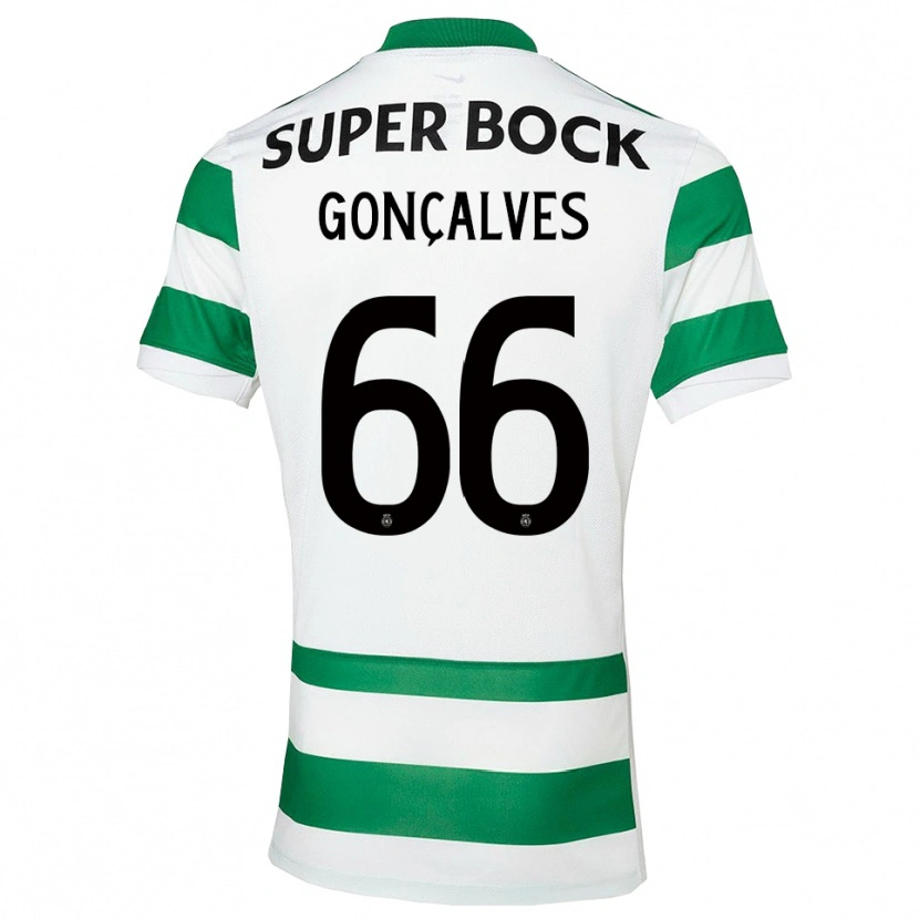 Danxen Heren Iara Gonçalves #66 Groen Wit Thuisshirt Thuistenue 2025/26 T-Shirt