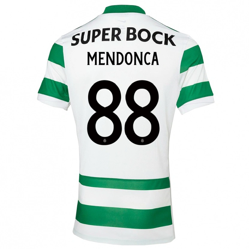 Danxen Heren Manuel Mendonça #88 Groen Wit Thuisshirt Thuistenue 2025/26 T-Shirt