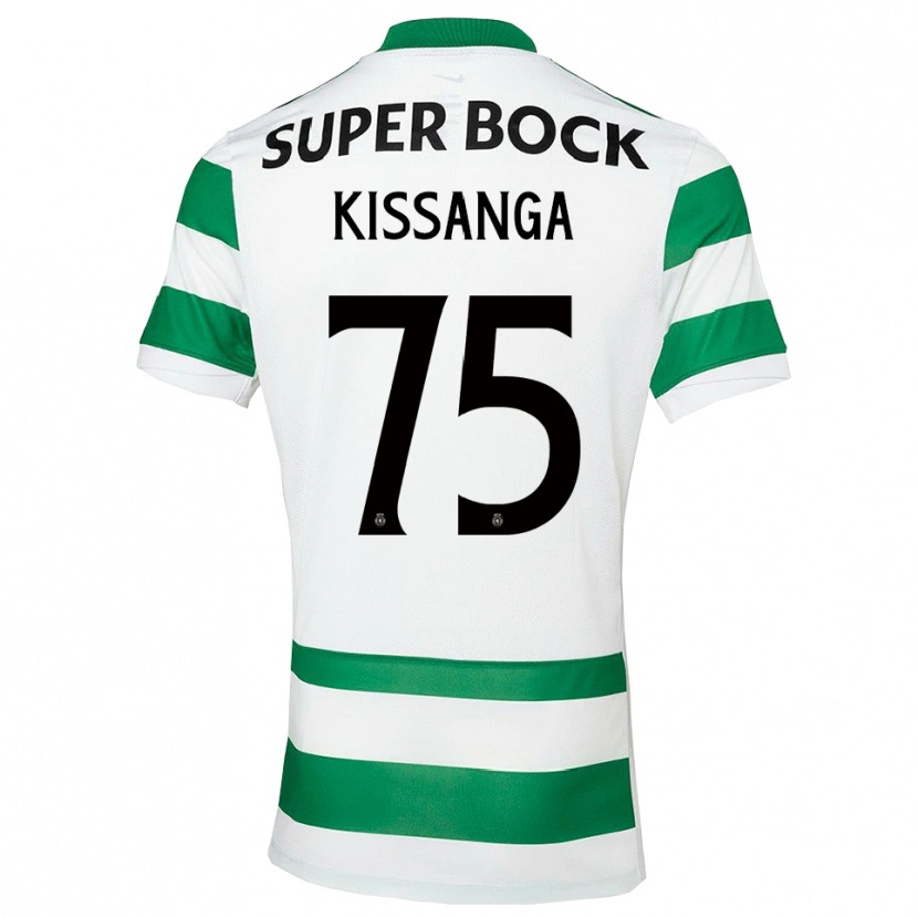 Danxen Heren Manuel Kissanga #75 Groen Wit Thuisshirt Thuistenue 2025/26 T-Shirt