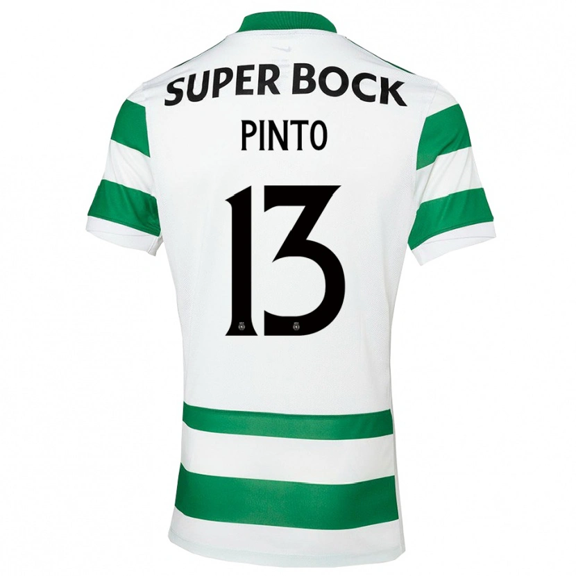 Danxen Heren Fátima Pinto #13 Groen Wit Thuisshirt Thuistenue 2025/26 T-Shirt