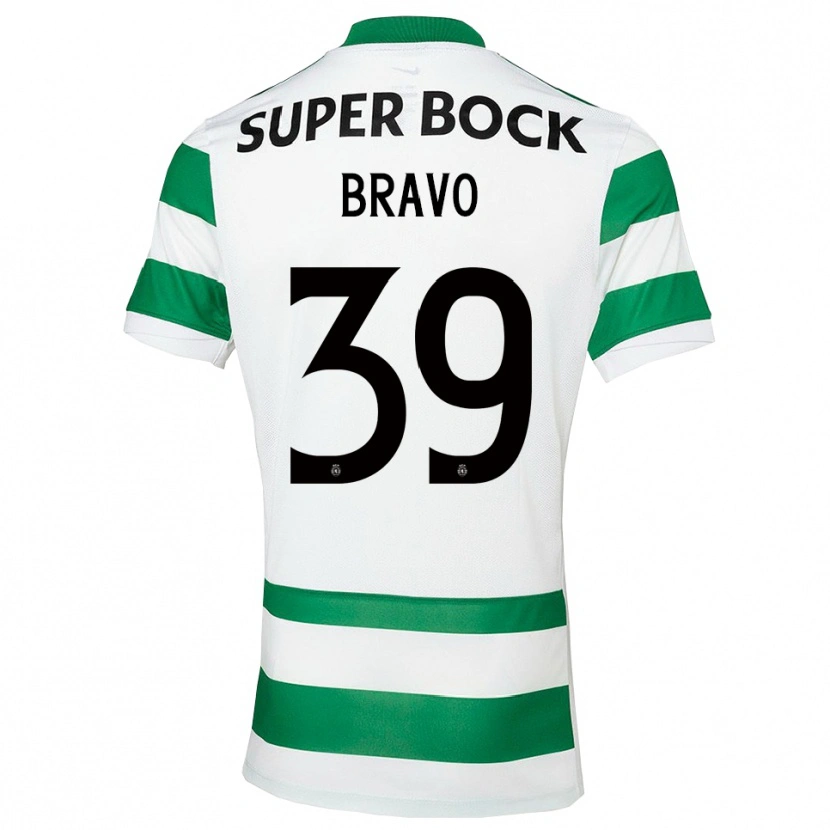 Danxen Heren Andreia Bravo #39 Groen Wit Thuisshirt Thuistenue 2025/26 T-Shirt