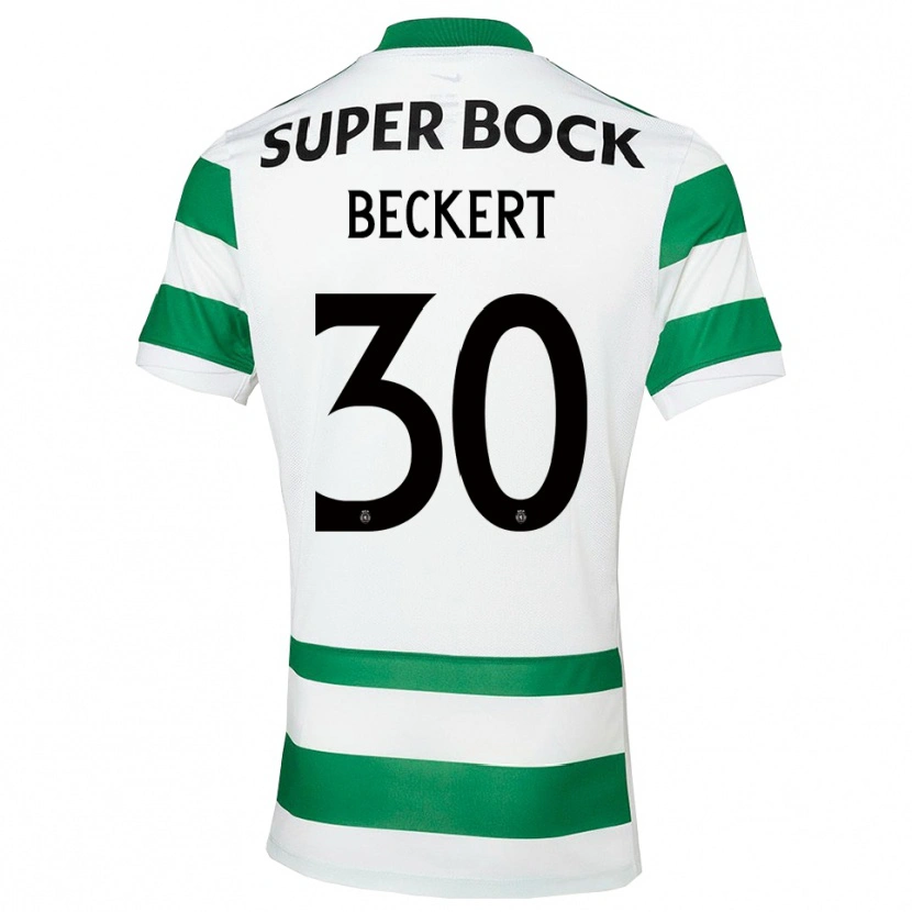 Danxen Heren Carolina Beckert #30 Groen Wit Thuisshirt Thuistenue 2025/26 T-Shirt