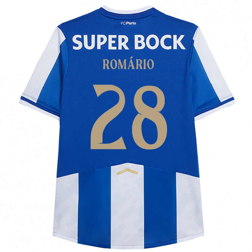 Danxen Heren Romário Baró #28 Blauw Wit Thuisshirt Thuistenue 2025/26 T-Shirt