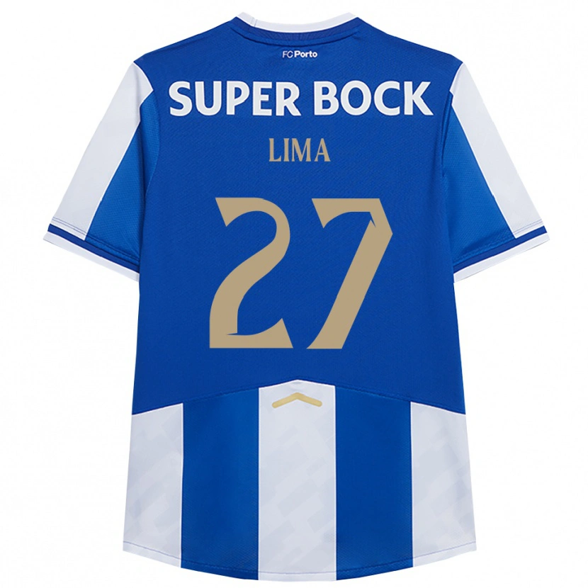 Danxen Heren Cláudia Lima #27 Blauw Wit Thuisshirt Thuistenue 2025/26 T-Shirt