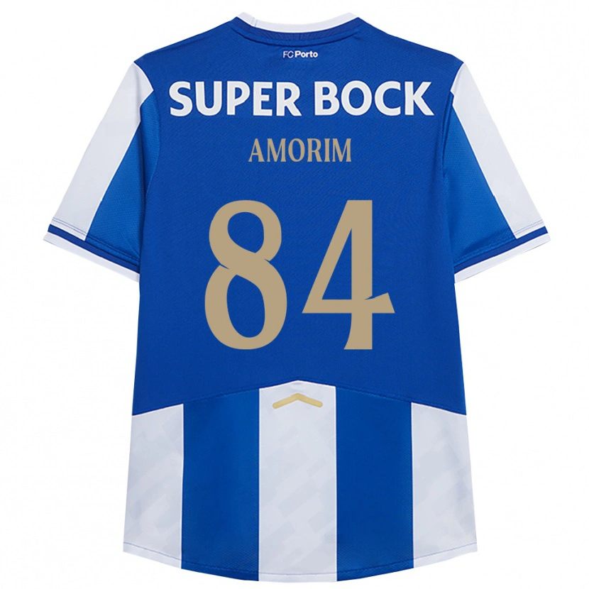 Danxen Heren Beatriz Amorim #84 Blauw Wit Thuisshirt Thuistenue 2025/26 T-Shirt