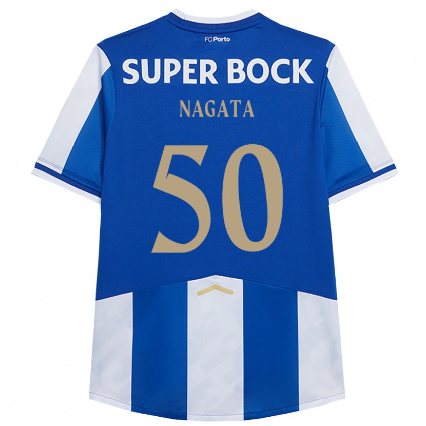 Danxen Heren Kotaro Nagata #50 Blauw Wit Thuisshirt Thuistenue 2025/26 T-Shirt