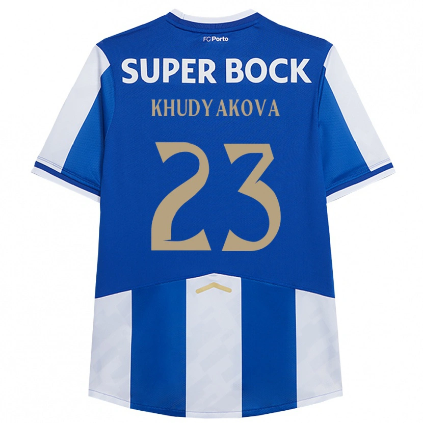 Danxen Heren Verónica Khudyakova #23 Blauw Wit Thuisshirt Thuistenue 2025/26 T-Shirt