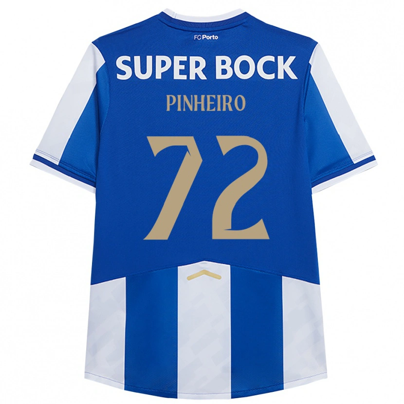 Danxen Heren Rodrigo Pinheiro #72 Blauw Wit Thuisshirt Thuistenue 2025/26 T-Shirt