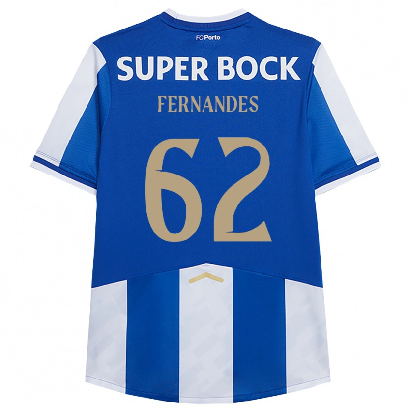 Danxen Heren Rodrigo Fernandes #62 Blauw Wit Thuisshirt Thuistenue 2025/26 T-Shirt