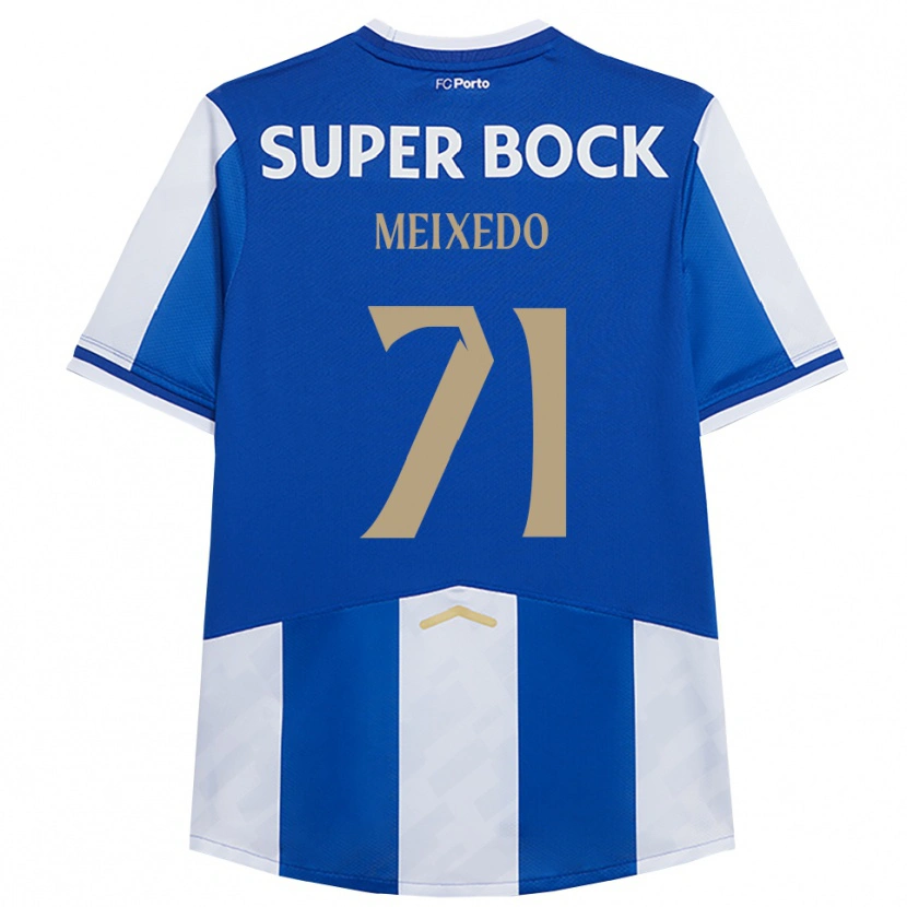 Danxen Heren Francisco Meixedo #71 Blauw Wit Thuisshirt Thuistenue 2025/26 T-Shirt