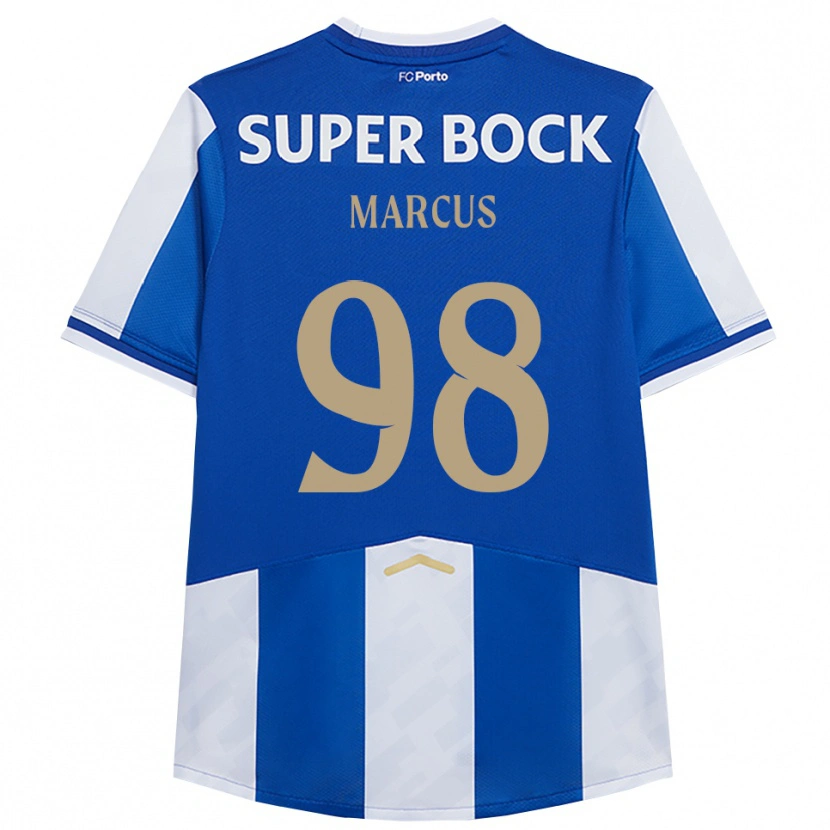 Danxen Heren Abraham Marcus #98 Blauw Wit Thuisshirt Thuistenue 2025/26 T-Shirt