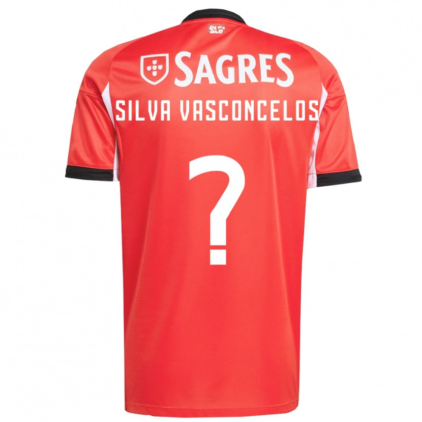 Danxen Heren Martim Silva Vasconcelos #0 Rood Wit Thuisshirt Thuistenue 2025/26 T-Shirt