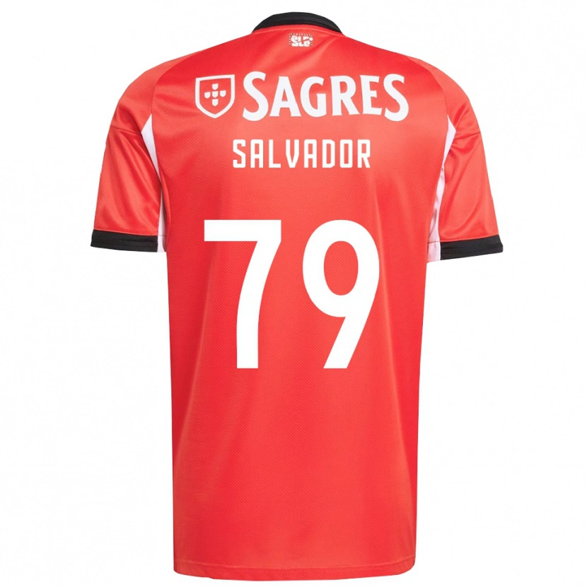 Danxen Heren Marta Salvador #79 Rood Wit Thuisshirt Thuistenue 2025/26 T-Shirt
