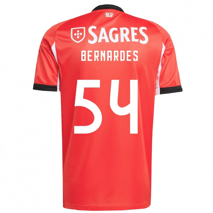Danxen Heren Francisco Neto #54 Rood Wit Thuisshirt Thuistenue 2025/26 T-Shirt