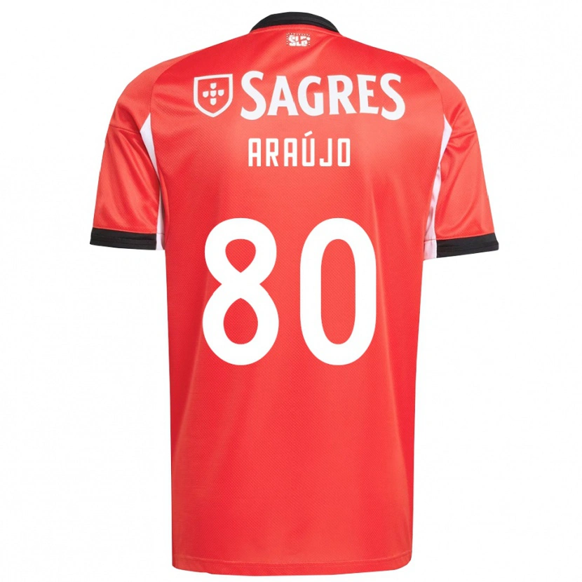 Danxen Heren Laís Araújo #80 Rood Wit Thuisshirt Thuistenue 2025/26 T-Shirt