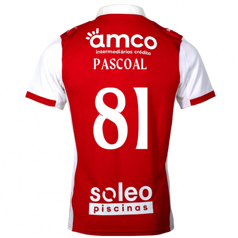 Danxen Heren Fodé Pascoal #81 Rood Wit Thuisshirt Thuistenue 2025/26 T-Shirt