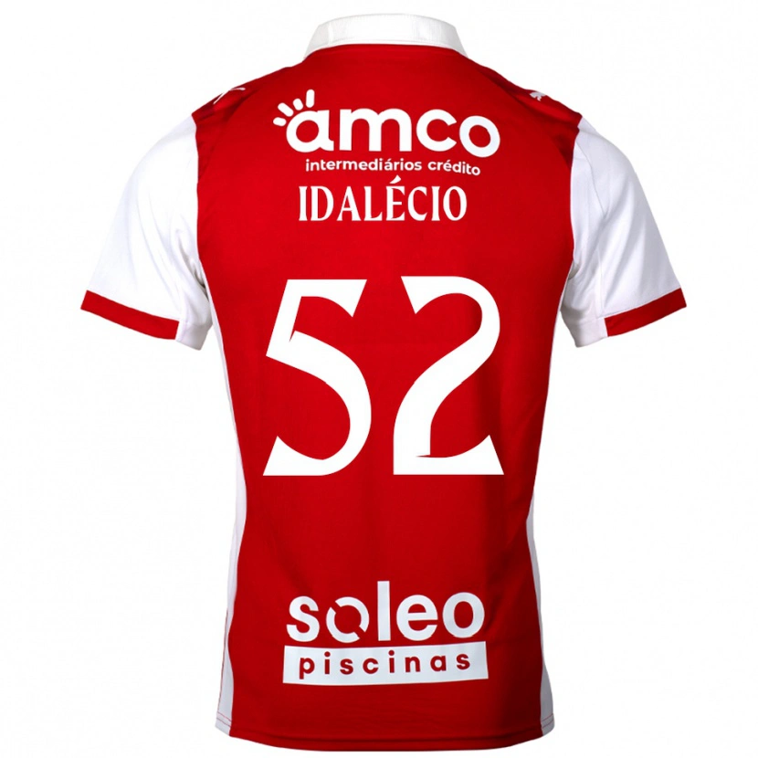 Danxen Heren Idalécio #52 Rood Wit Thuisshirt Thuistenue 2025/26 T-Shirt