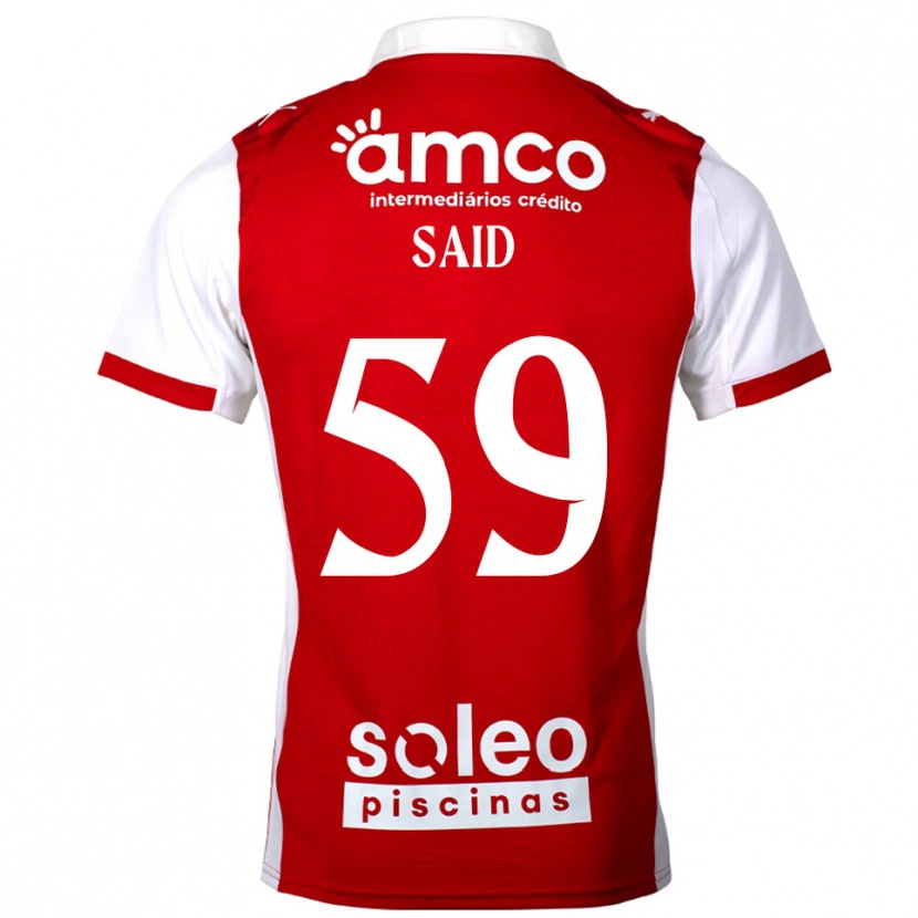 Danxen Heren Yan Said #59 Rood Wit Thuisshirt Thuistenue 2025/26 T-Shirt