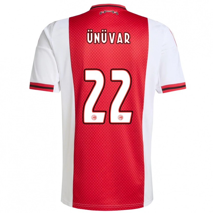 Danxen Heren Emre Ünüvar #22 Rood Wit Thuisshirt Thuistenue 2025/26 T-Shirt