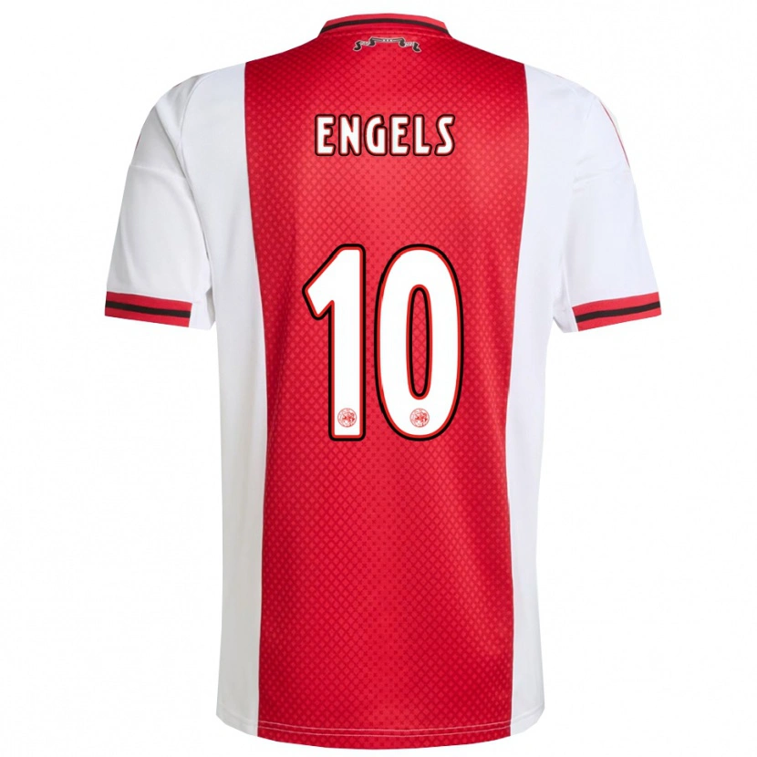 Danxen Heren Chip Engels #10 Rood Wit Thuisshirt Thuistenue 2025/26 T-Shirt