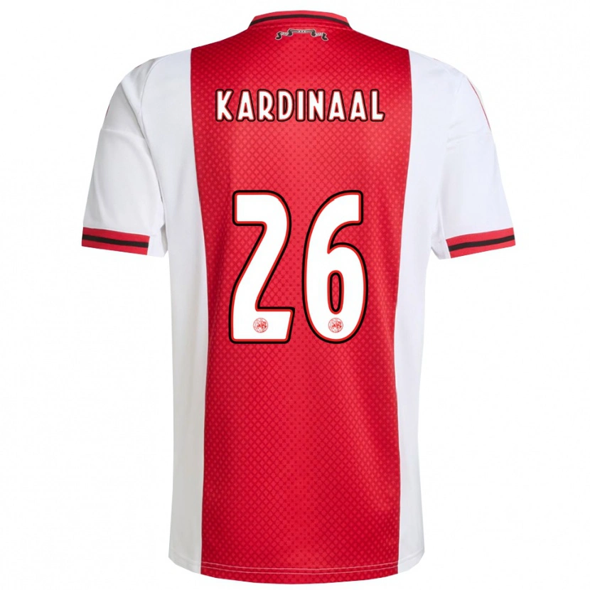 Danxen Heren Isa Kardinaal #26 Rood Wit Thuisshirt Thuistenue 2025/26 T-Shirt