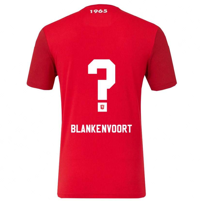 Danxen Heren Rens Blankenvoort #0 Rood Wit Thuisshirt Thuistenue 2025/26 T-Shirt