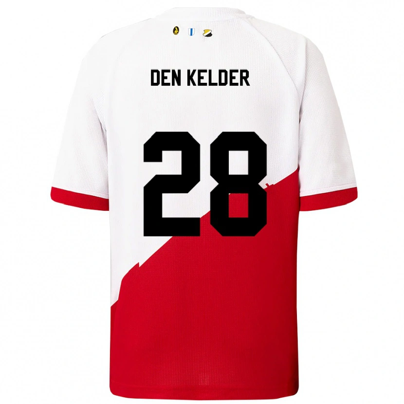 Danxen Heren Gera Op Den Kelder #28 Wit Rood Thuisshirt Thuistenue 2025/26 T-Shirt