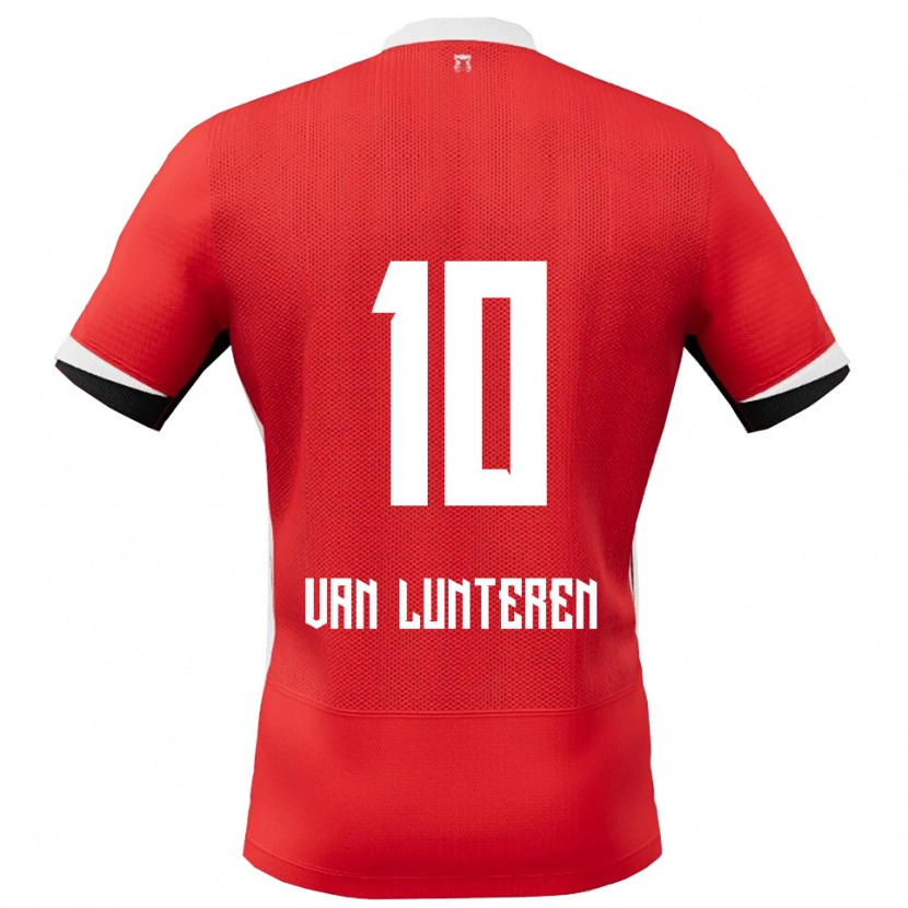 Danxen Heren Desiree Van Lunteren #10 Rood Wit Thuisshirt Thuistenue 2025/26 T-Shirt
