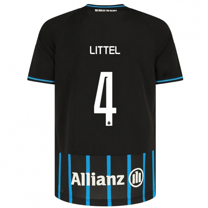 Danxen Heren Amy Littel #4 Zwart Blauw Thuisshirt Thuistenue 2025/26 T-Shirt