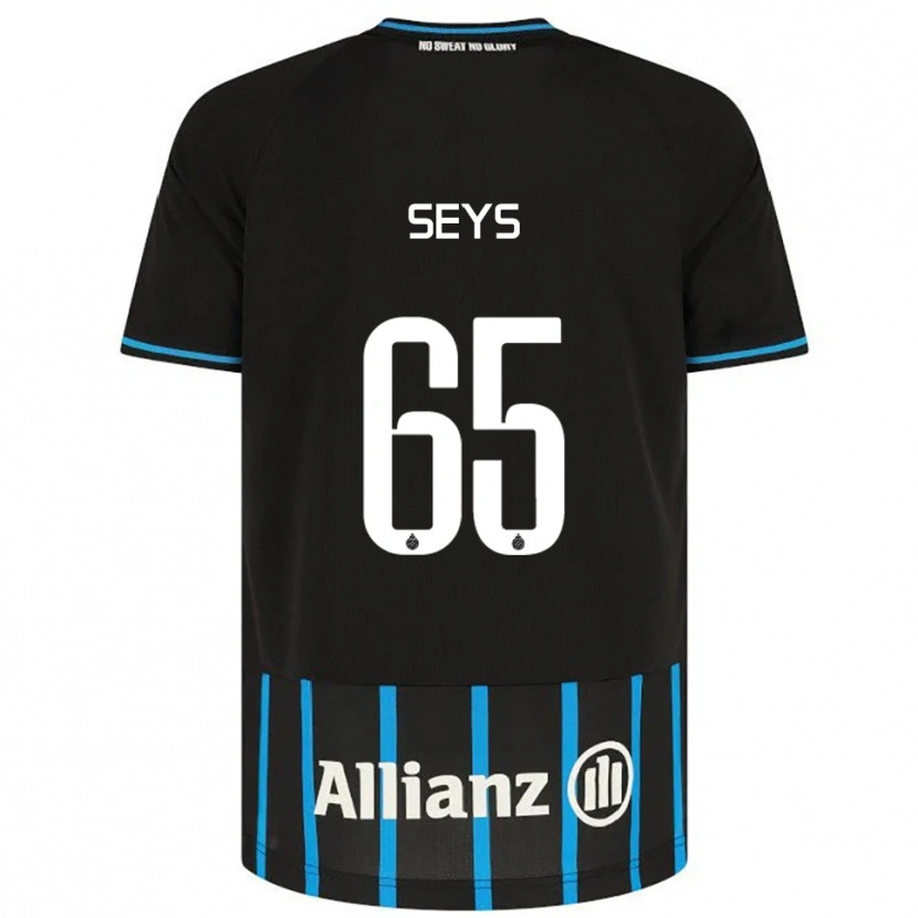 Danxen Heren Joaquin Seys #65 Zwart Blauw Thuisshirt Thuistenue 2025/26 T-Shirt