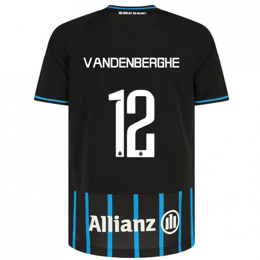 Danxen Heren Xander Vandenberghe #12 Zwart Blauw Thuisshirt Thuistenue 2025/26 T-Shirt
