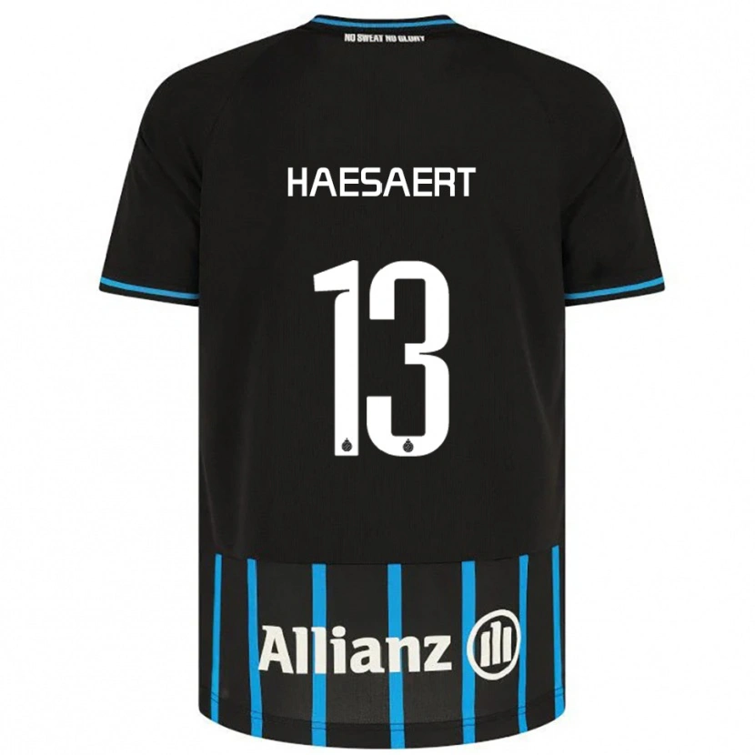 Danxen Heren Mateo Haesaert #13 Zwart Blauw Thuisshirt Thuistenue 2025/26 T-Shirt