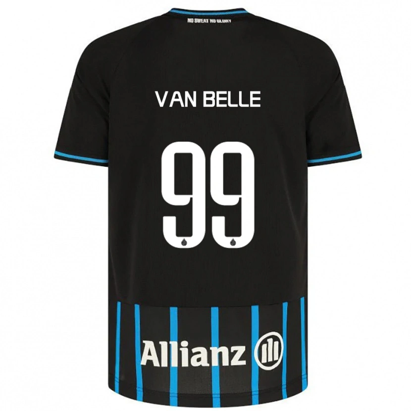 Danxen Heren Lyndsey Van Belle #99 Zwart Blauw Thuisshirt Thuistenue 2025/26 T-Shirt
