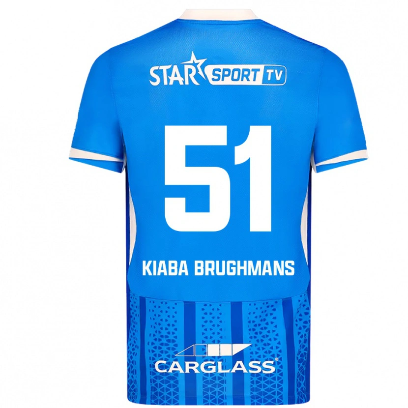 Danxen Heren Lucca Brughmans #51 Blauw Wit Thuisshirt Thuistenue 2025/26 T-Shirt