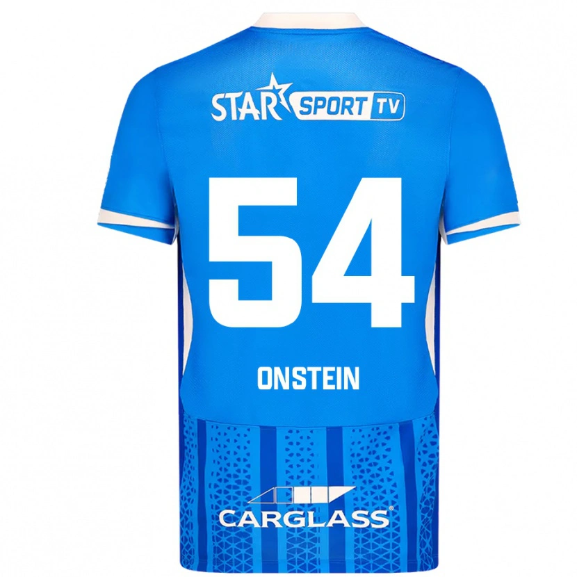 Danxen Heren Juwensley Onstein #54 Blauw Wit Thuisshirt Thuistenue 2025/26 T-Shirt