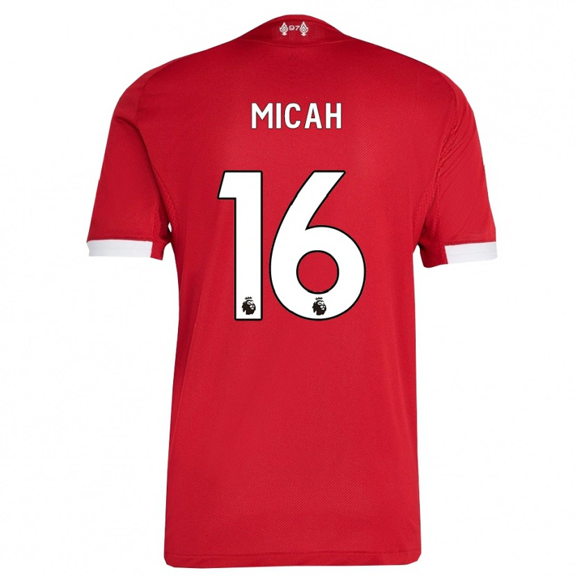 Danxen Heren Teagan Micah #16 Rood Wit Thuisshirt Thuistenue 2025/26 T-Shirt