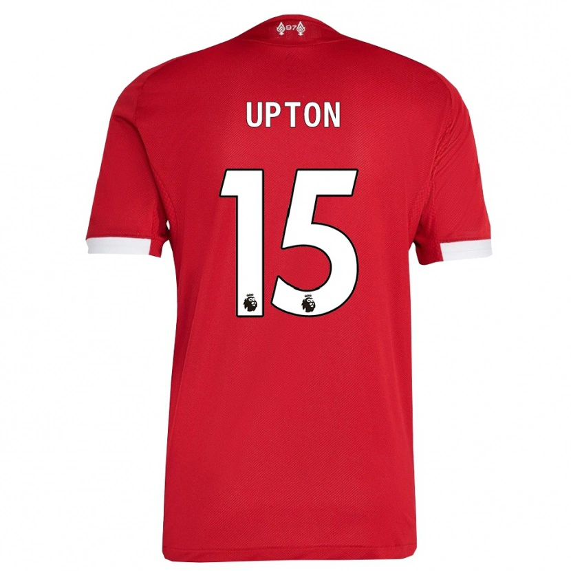 Danxen Heren Joe Upton #15 Rood Wit Thuisshirt Thuistenue 2025/26 T-Shirt