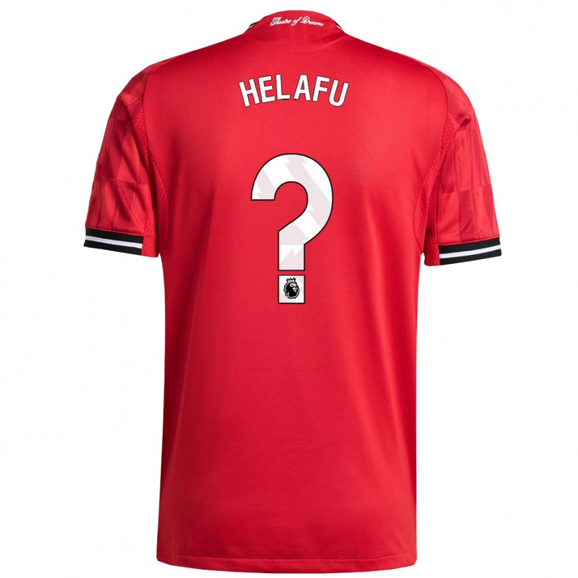 Danxen Heren Yuel Helafu #0 Rood Zwart Wit Thuisshirt Thuistenue 2025/26 T-Shirt