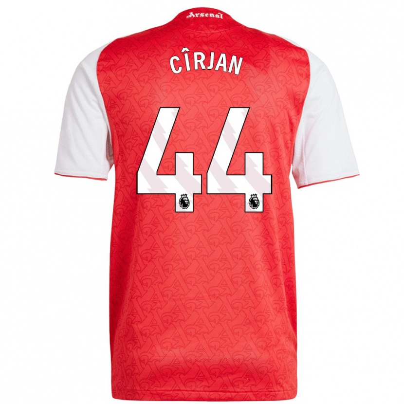 Danxen Heren Catalin Cîrjan #44 Rood Wit Thuisshirt Thuistenue 2025/26 T-Shirt