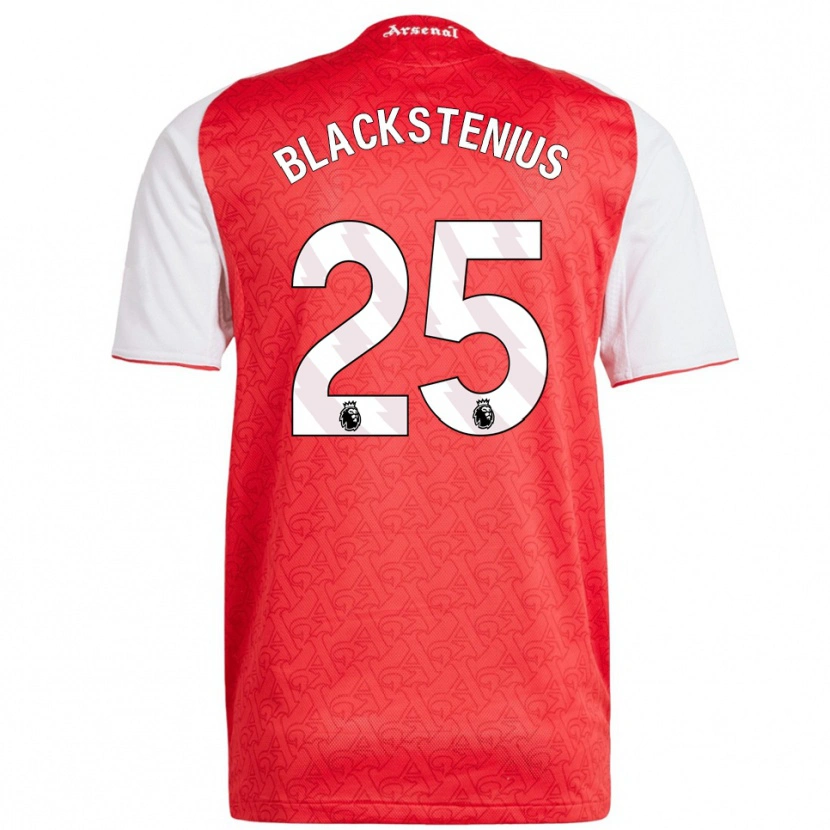 Danxen Heren Stina Blackstenius #25 Rood Wit Thuisshirt Thuistenue 2025/26 T-Shirt