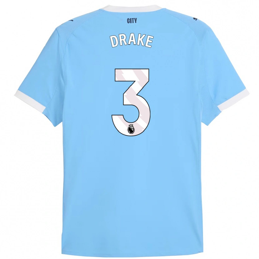 Danxen Heren Leke Drake #3 Hemelsblauw Wit Thuisshirt Thuistenue 2025/26 T-Shirt